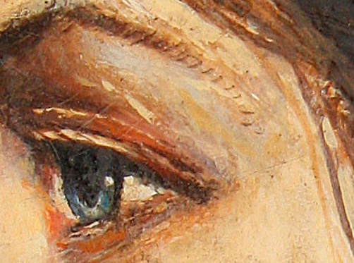 Pablo Picasso Portrait Olga Khoklova - Dettaglio occhi