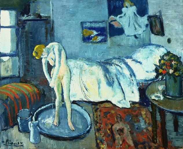 Pablo Picasso - Blue room, 1901 Pablo Ruiz Picasso - Blue room
