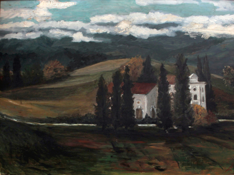 Hilly landscape, 1911-1912