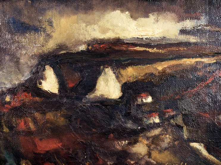 Emil Nolde, Stormy landscape, 1910