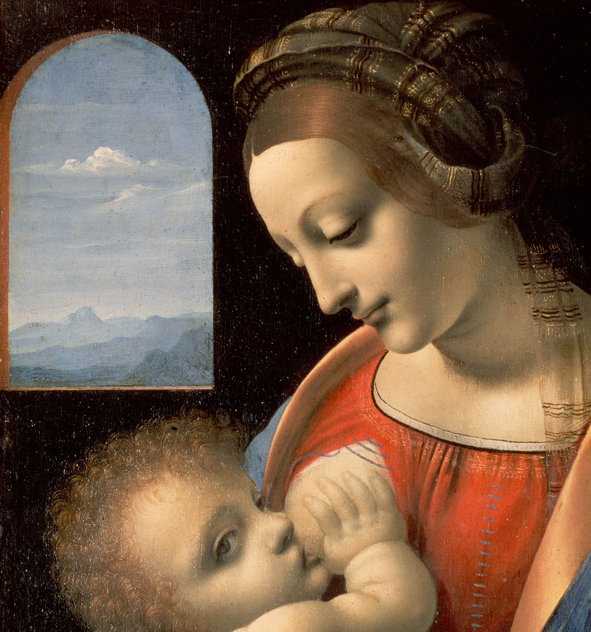 Madonna Litta di Leonardo da Vinci, dipinto del 1482-1490, conservato all'Ermitage Museum di San Pietroburgo.